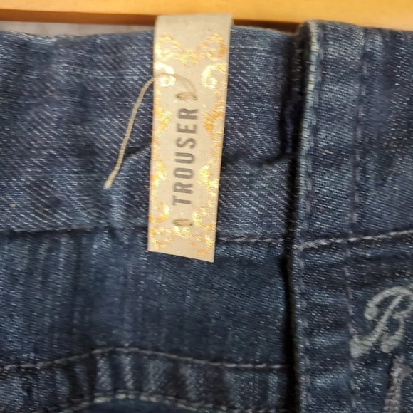Vintage 90s Brody Trouser Jeans Reg Rise 28 Dark  Wash - Picture 11 of 16